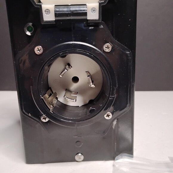 INTERTEK 50 Amp Generator Inlet Box 125/25c Volt RV/EV X1S250PC SS2-50P - Picture 2 of 15